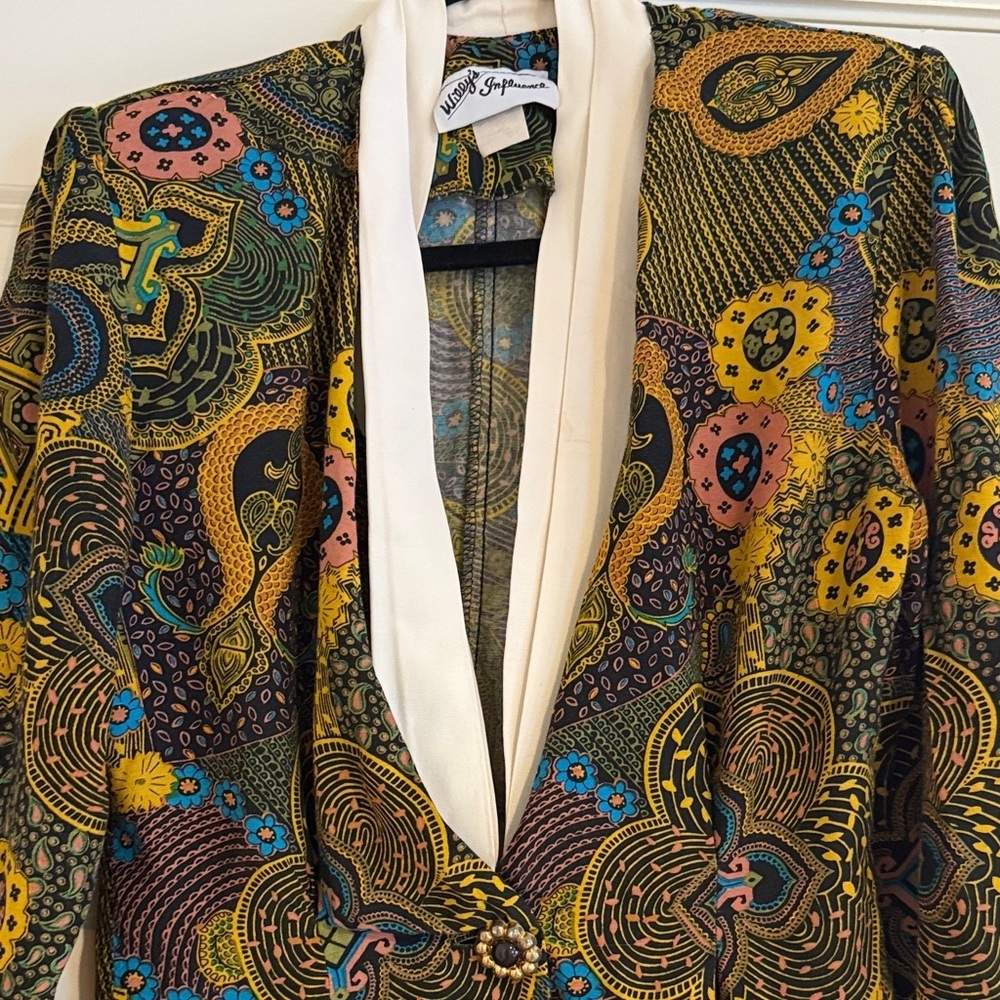 Vintage Willy’s Influence  Women's Jacket with White Trim Sz 12 - Picture 5 of 8